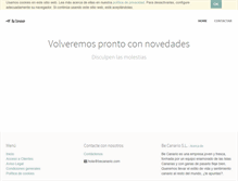 Tablet Screenshot of becanario.com